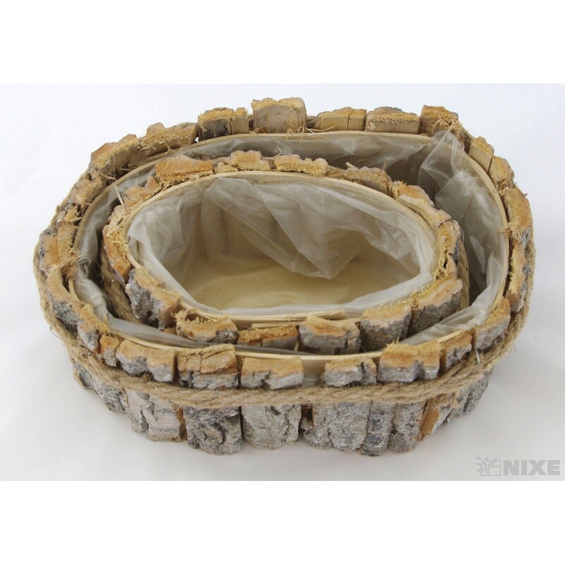 TRUHLÍK OVÁL 22X13X9cm 15X8X8*PŘÍRODNÍ