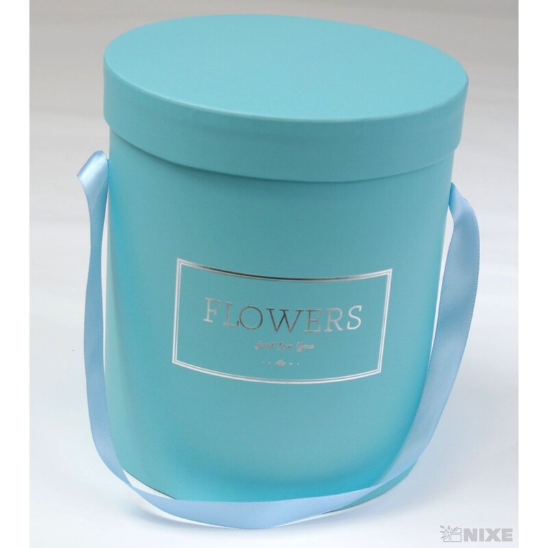 KVĚTINOVÝ BOX 15x17cm*MODRÁ