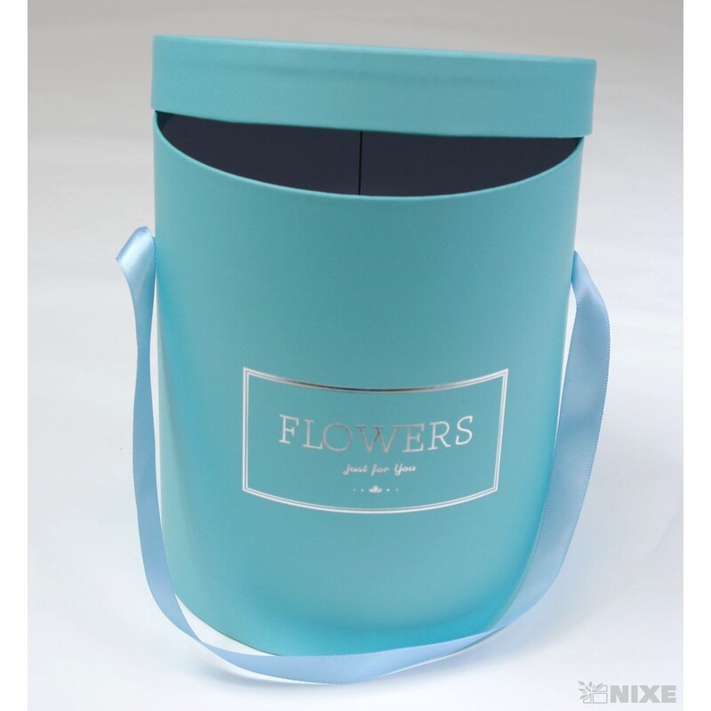 KVĚTINOVÝ BOX 15x17cm*MODRÁ