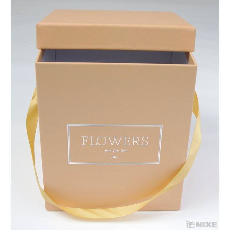 KVĚTINOVÝ BOX 15x18x15cm*MERUŇKOVÁ