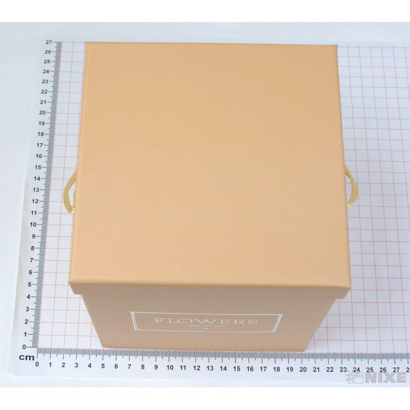 KVĚTINOVÝ BOX 15x18x15cm*MERUŇKOVÁ