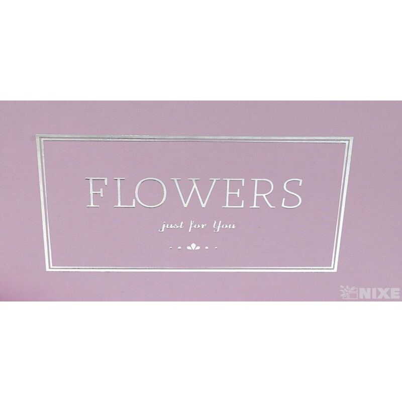 KVĚTINOVÝ BOX 15x18x15cm*RŮŽOVÁ