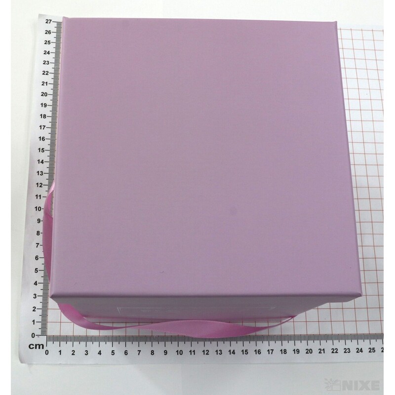 KVĚTINOVÝ BOX 15x18x15cm*RŮŽOVÁ