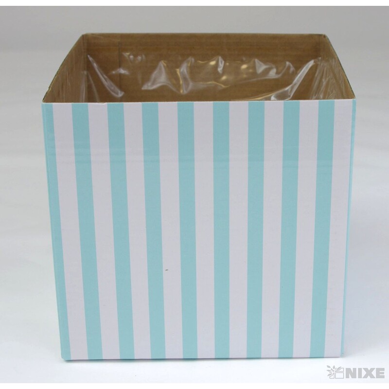 KVĚTINOVÝ BOX 6ks 14,5x15,5cm*MIX BAREV