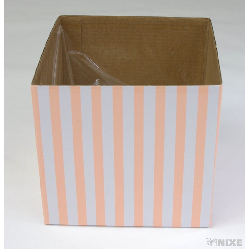 KVĚTINOVÝ BOX 6ks 14,5x15,5cm*MIX BAREV