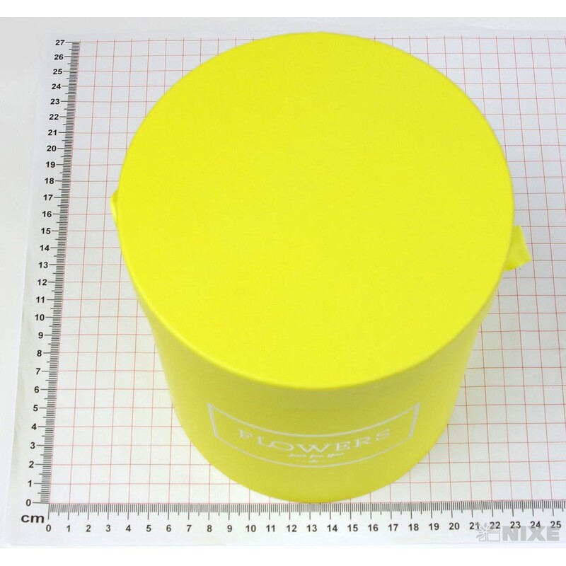 KVĚTINOVÝ BOX 15x17cm*ŽLUTÁ