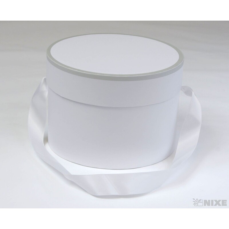 KVĚTINOVÝ BOX 2ks 17,5x13cm 15x11*BÍLÁ