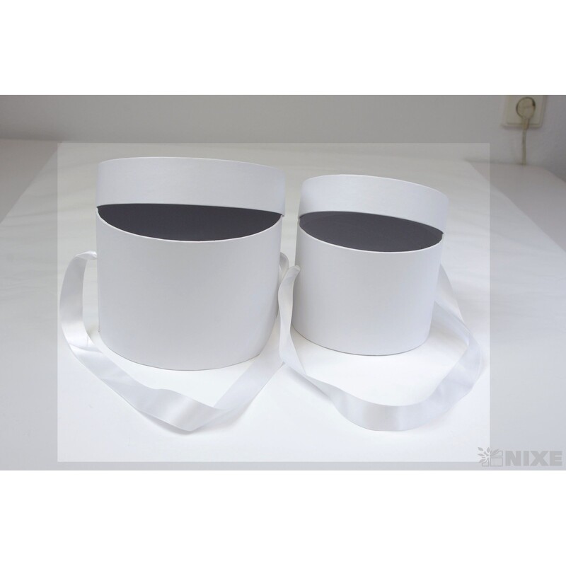 KVĚTINOVÝ BOX 2ks 17,5x13cm 15x11*BÍLÁ