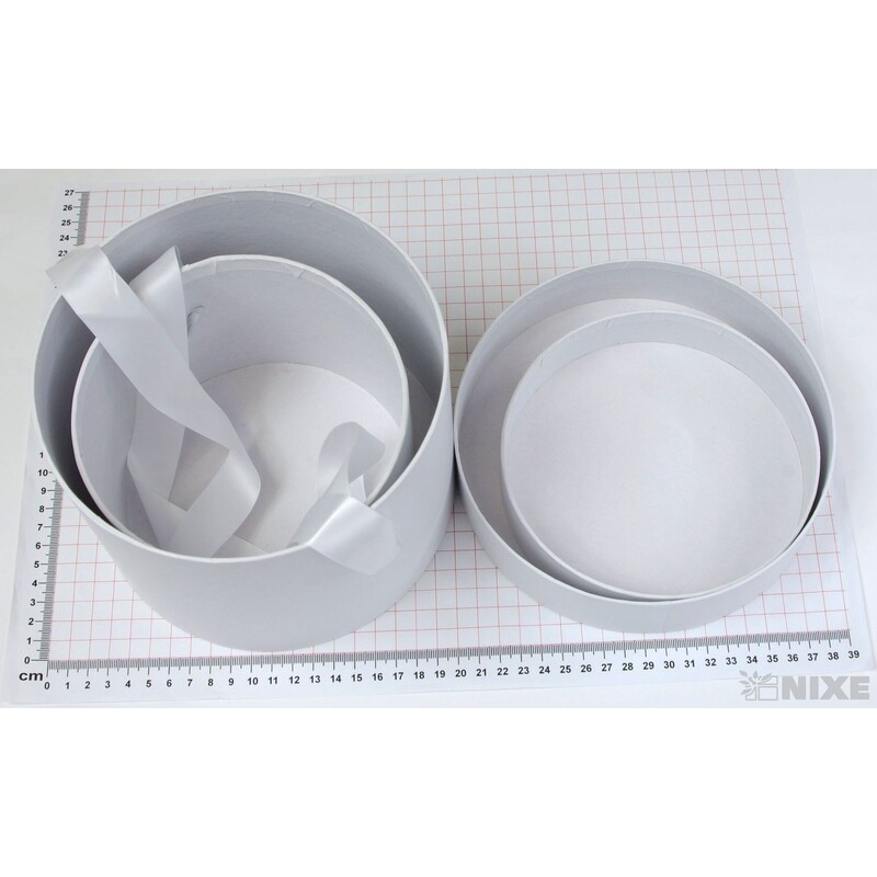 KVĚTINOVÝ BOX 2ks 17,5x13cm 15x11*BÍLÁ