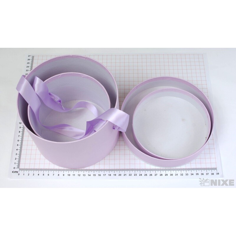 KVĚTINOVÝ BOX 2ks 17,5x13cm 15x11*FIALOVÁ