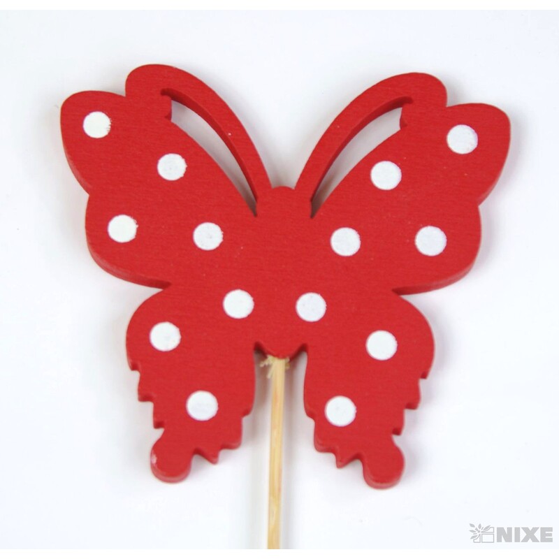 ZÁPICH MOTÝL 6x25cm 6ks*MIX BAREV