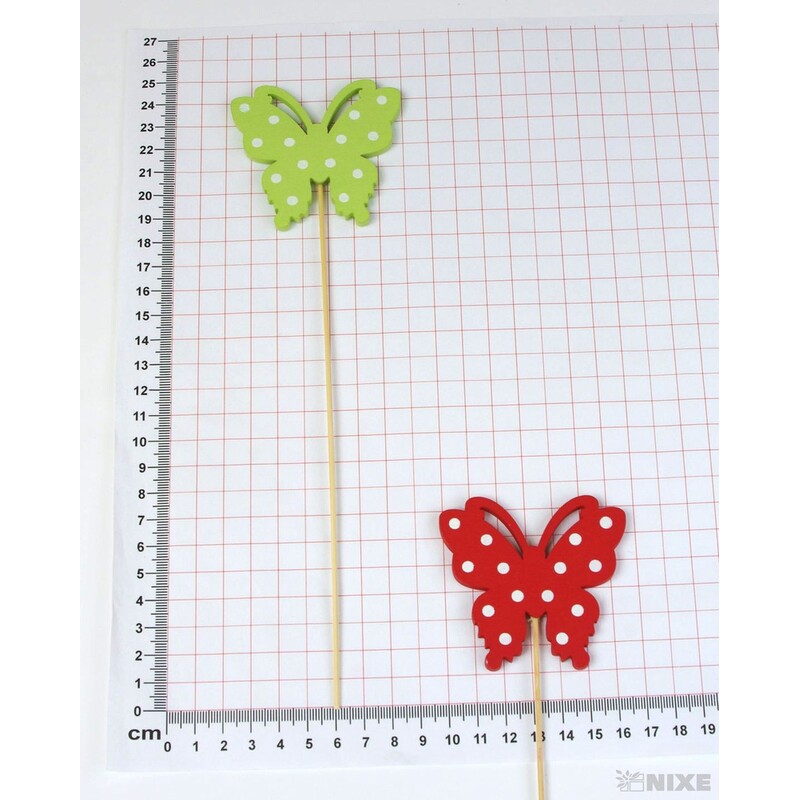 ZÁPICH MOTÝL 6x25cm 6ks*MIX BAREV