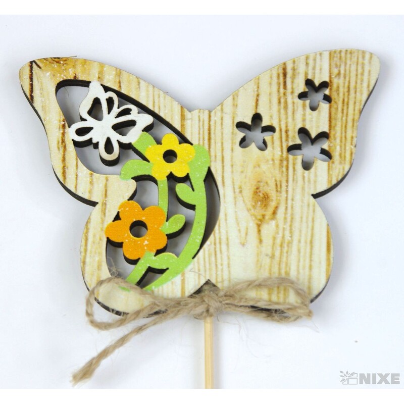 ZÁPICH MOTÝL 6x26cm 6ks*MIX BAREV