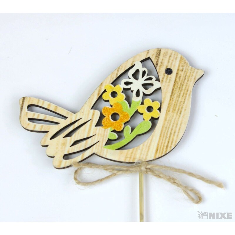 ZÁPICH PTÁČEK 8x26x5cm 6ks*PŘÍRODNÍ