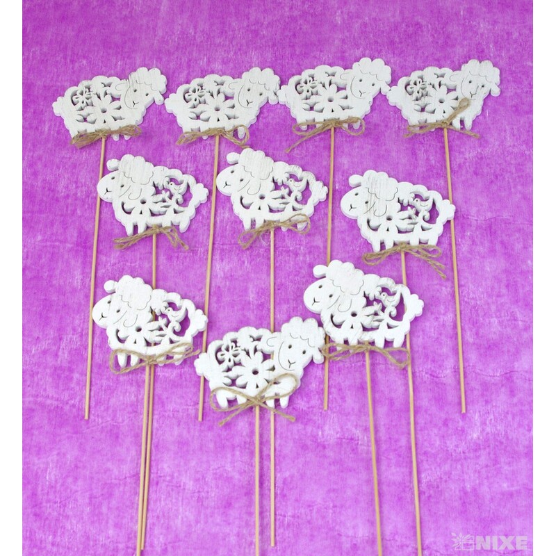 ZÁPICH BERÁNEK 6x26cm 10ks*BÍLÁ