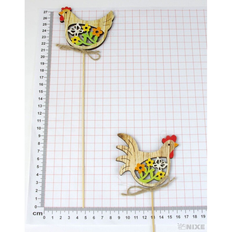 ZÁPICH SLEPICE 7x28cm 6ks*BÍLÁ