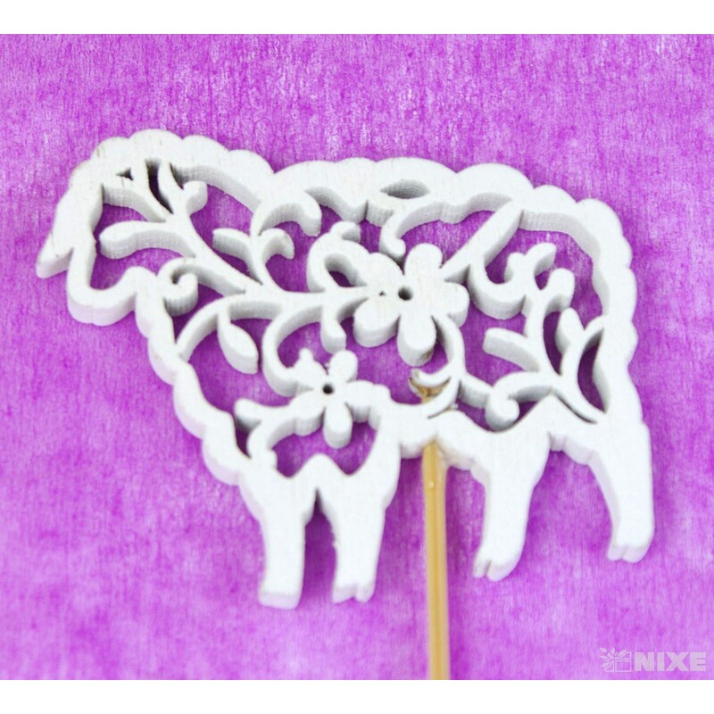 ZÁPICH VELIKONOCE 8x31cm 8ks*BÍLÁ