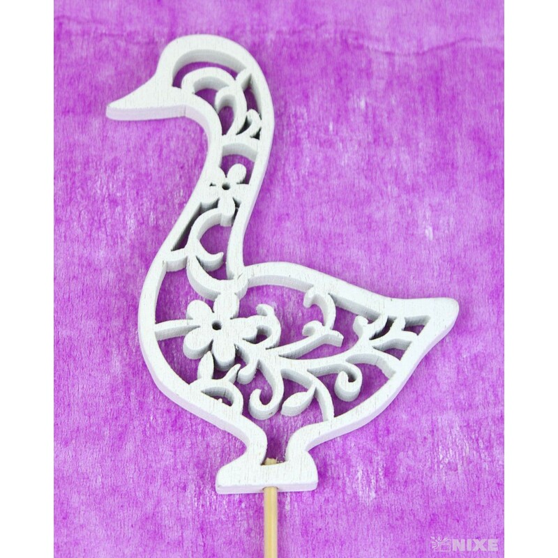 ZÁPICH VELIKONOCE 8x31cm 8ks*BÍLÁ