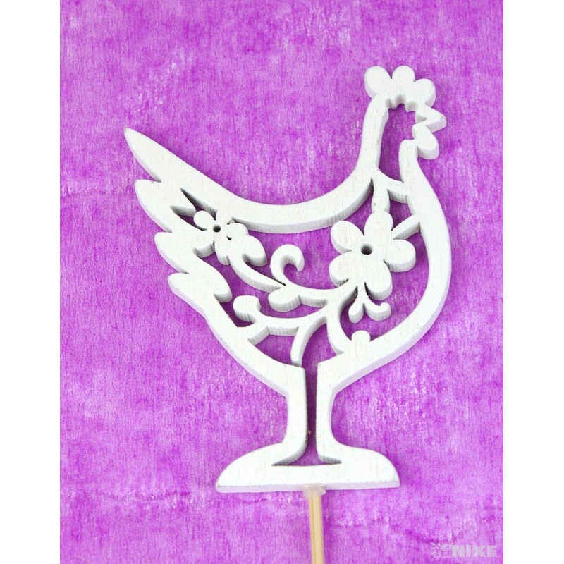 ZÁPICH VELIKONOCE 8x31cm 8ks*BÍLÁ