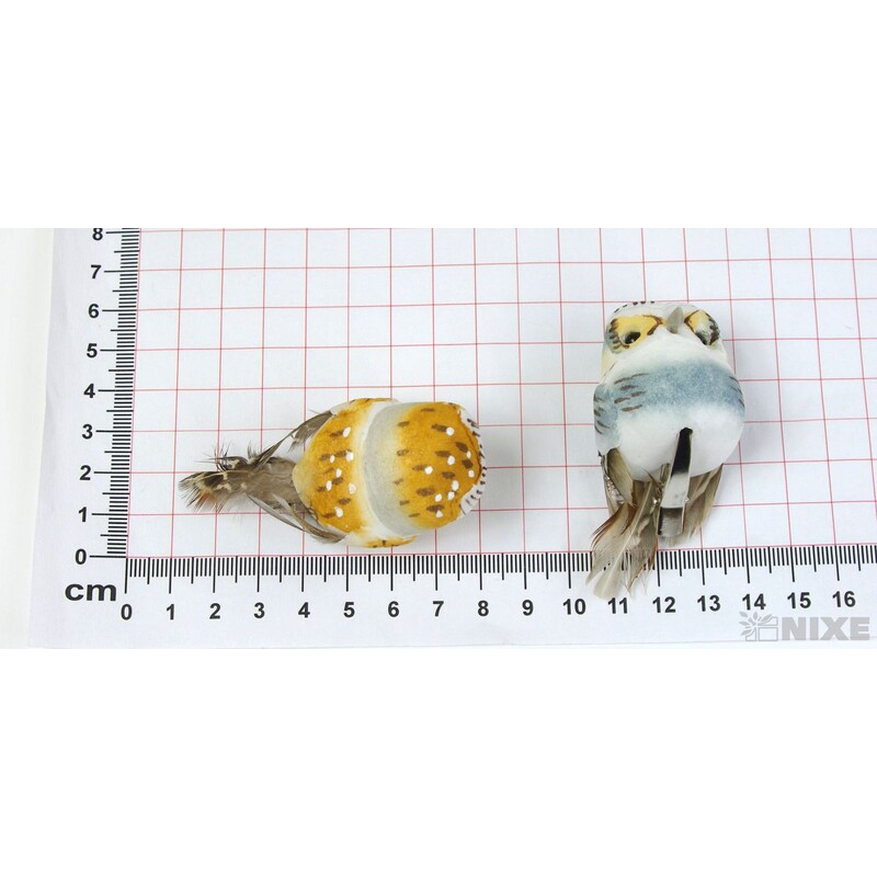 PTÁČEK KLIPS 6cm 6ks*MIX BAREV