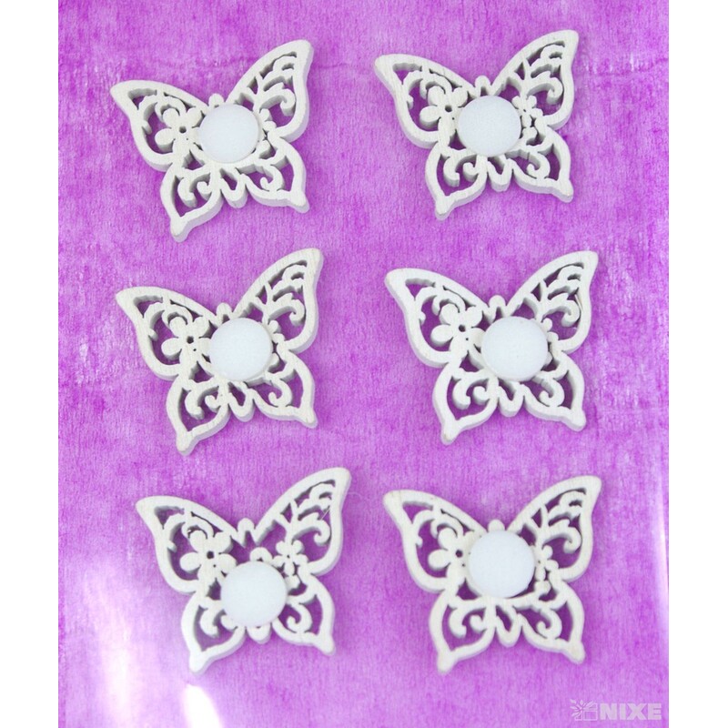 MIX NALEPOVACÍ 3cm 6ks*BÍLÁ