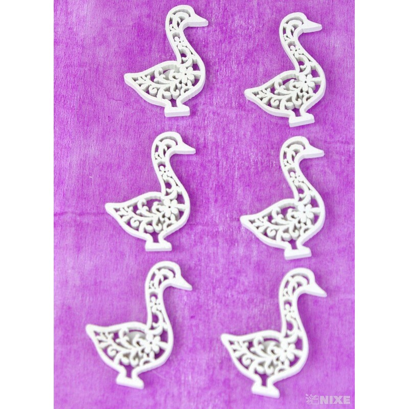 MIX NALEPOVACÍ 3cm 6ks*BÍLÁ