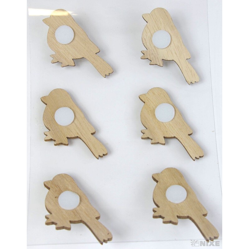 MIX NALEPOVACÍ 4cm 6ks*PŘÍRODNÍ