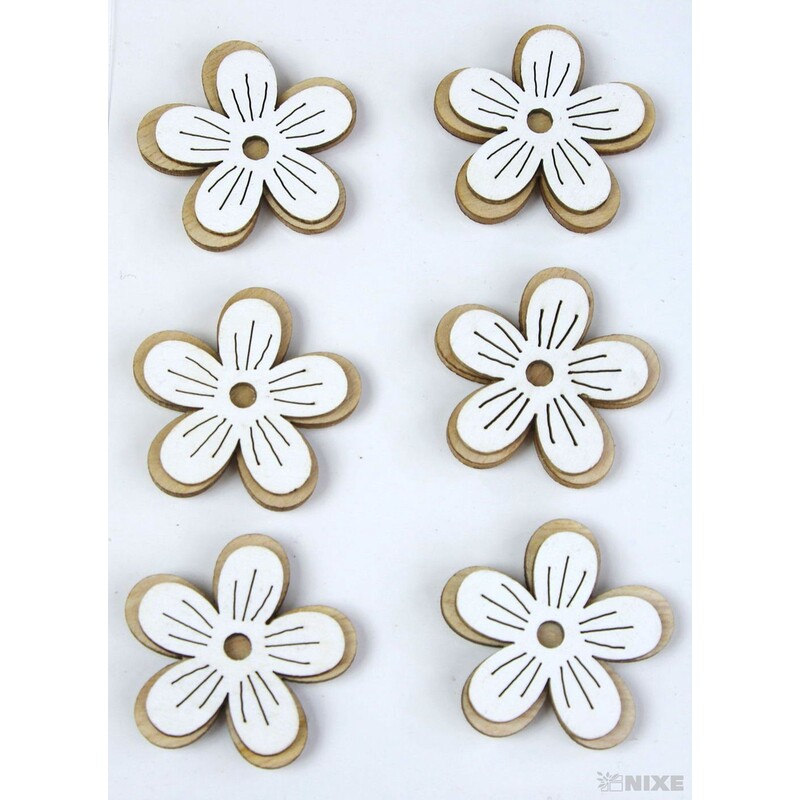 MIX NALEPOVACÍ 4cm 6ks*PŘÍRODNÍ