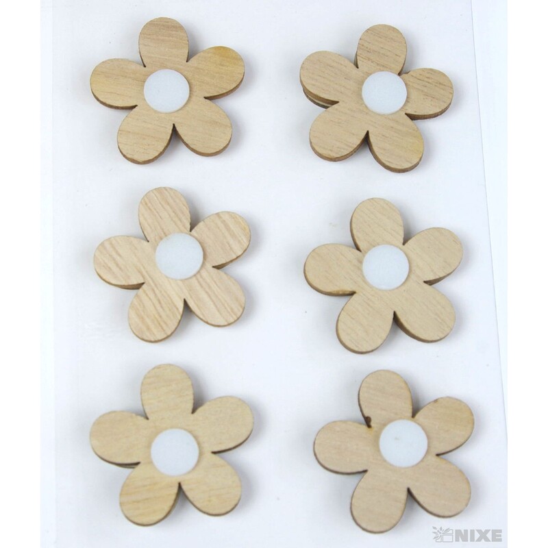 MIX NALEPOVACÍ 4cm 6ks*PŘÍRODNÍ