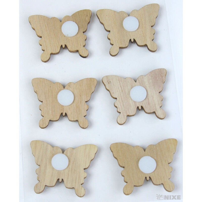 MIX NALEPOVACÍ 4cm 6ks*PŘÍRODNÍ