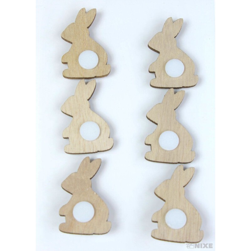 MIX NALEPOVACÍ 3cm 6ks*PŘÍRODNÍ