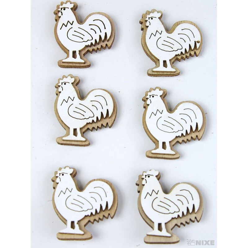 MIX NALEPOVACÍ 3cm 6ks*PŘÍRODNÍ