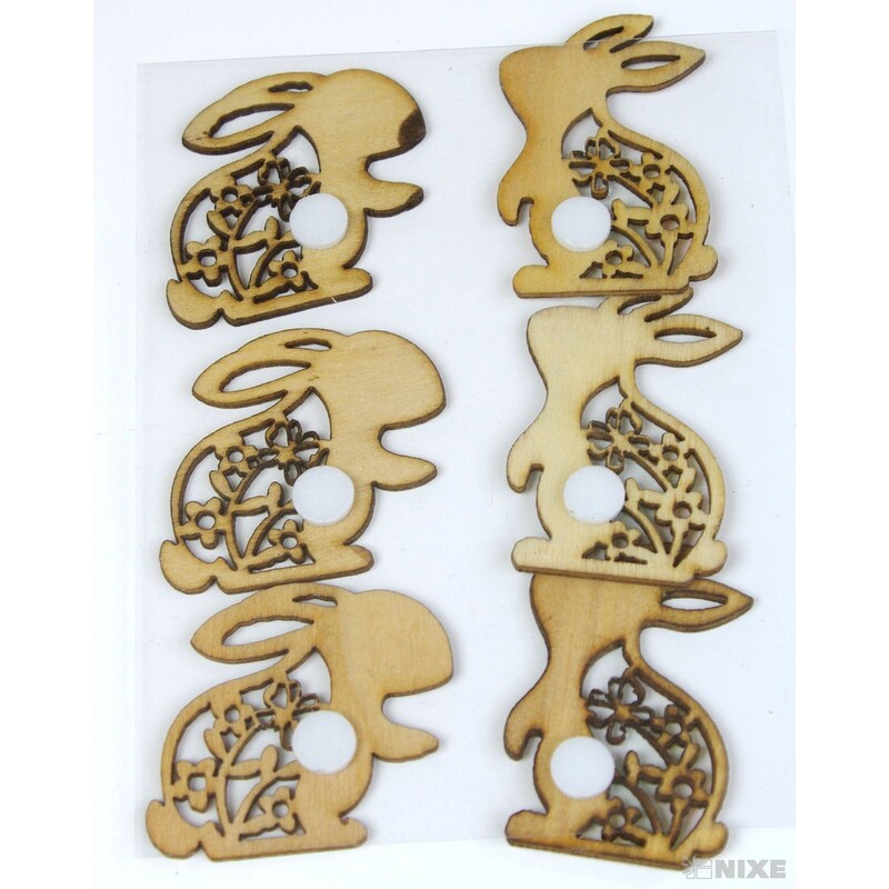 MIX NALEPOVACÍ 4cm 6ks*PŘÍRODNÍ