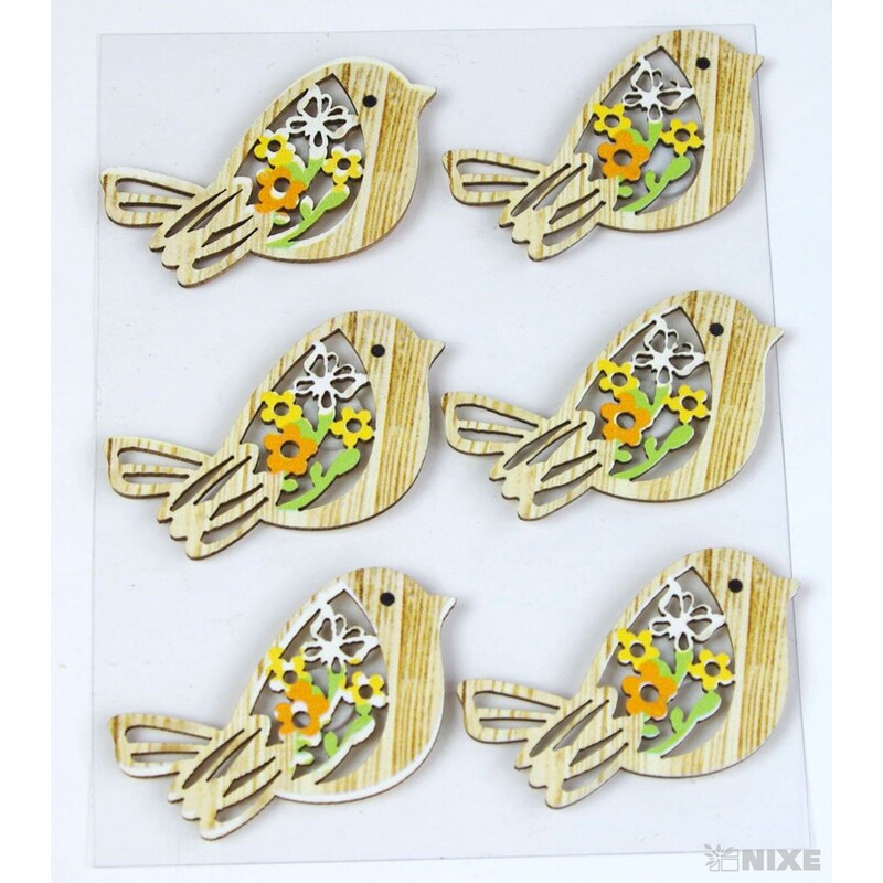 MIX NALEPOVACÍ 4cm 6ks*BÍLÁ