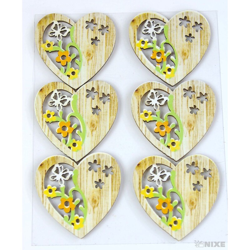 MIX NALEPOVACÍ 4cm 6ks*BÍLÁ