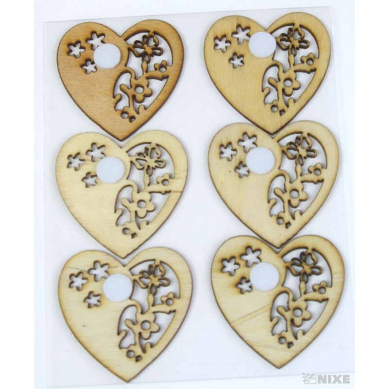 MIX NALEPOVACÍ 4cm 6ks*BÍLÁ