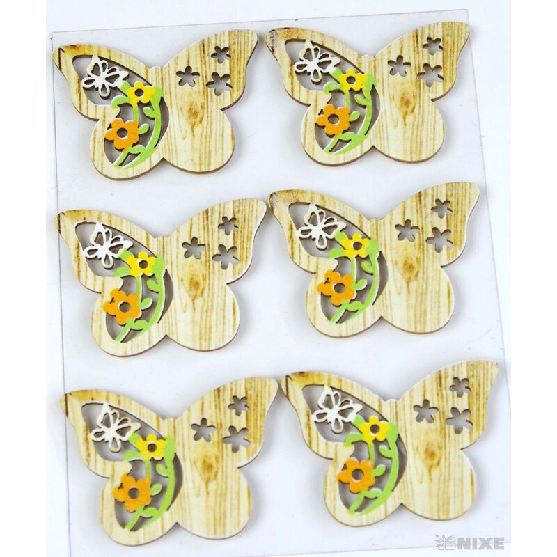 MIX NALEPOVACÍ 4cm 6ks*BÍLÁ