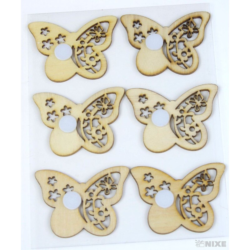 MIX NALEPOVACÍ 4cm 6ks*BÍLÁ