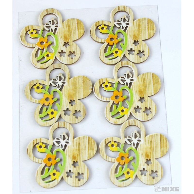 MIX NALEPOVACÍ 4cm 6ks*BÍLÁ