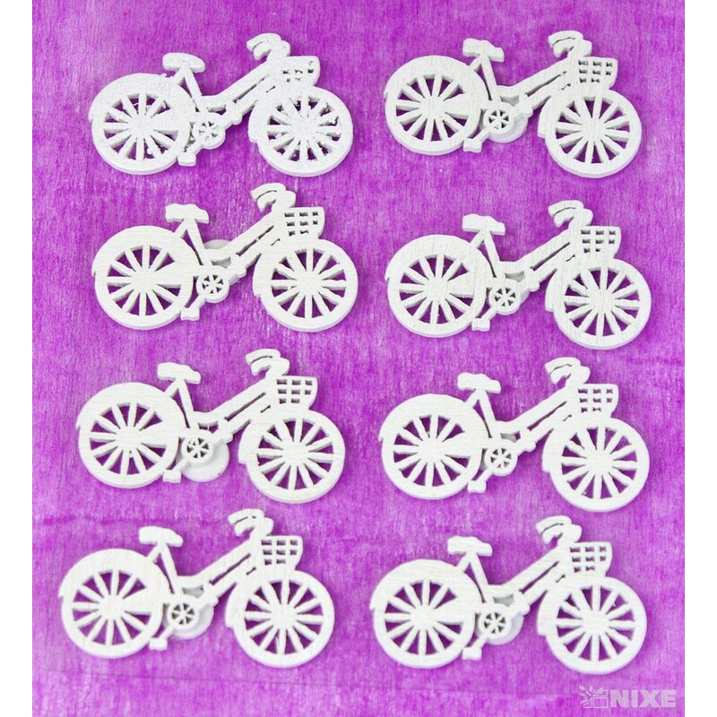 KOLO NALEPOVACÍ 4cm 8ks*BÍLÁ