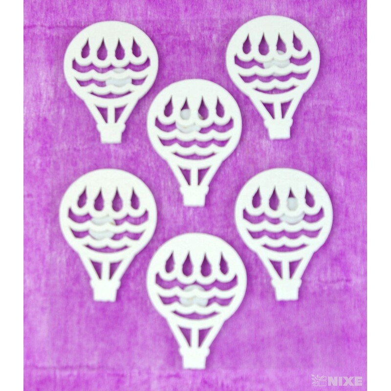 BALÓN NALEPOVACÍ 4cm 6ks*BÍLÁ