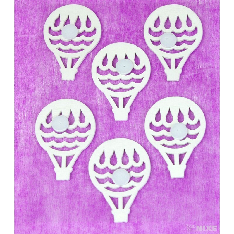 BALÓN NALEPOVACÍ 4cm 6ks*BÍLÁ