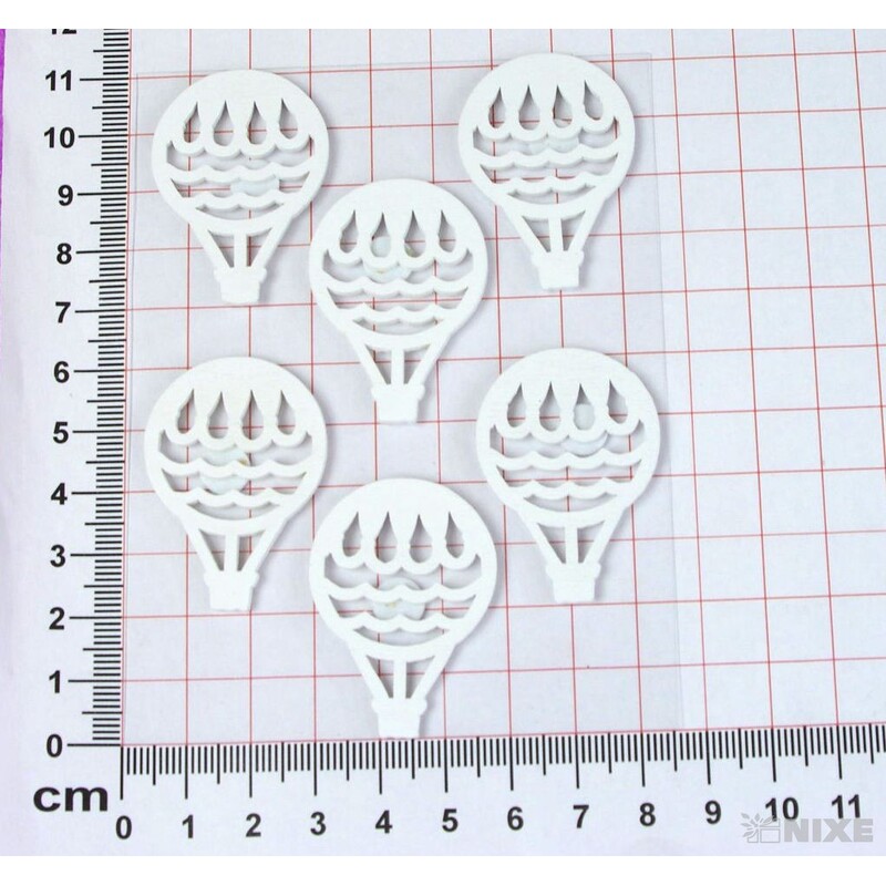 BALÓN NALEPOVACÍ 4cm 6ks*BÍLÁ