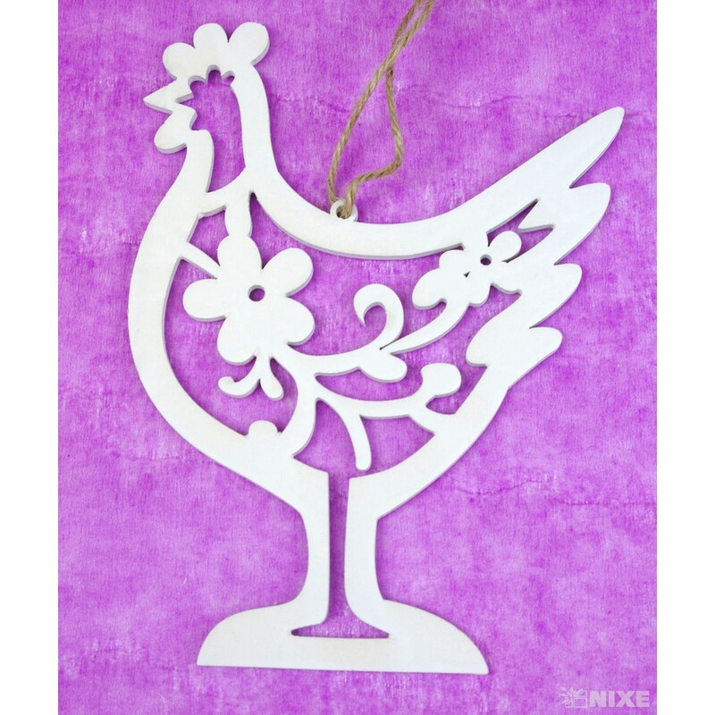 ZÁVĚS MIX 16cm 4ks*BÍLÁ