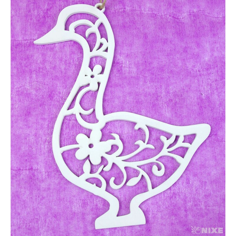 ZÁVĚS MIX 16cm 4ks*BÍLÁ