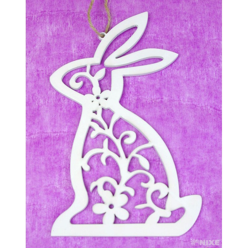 ZÁVĚS MIX 16cm 4ks*BÍLÁ