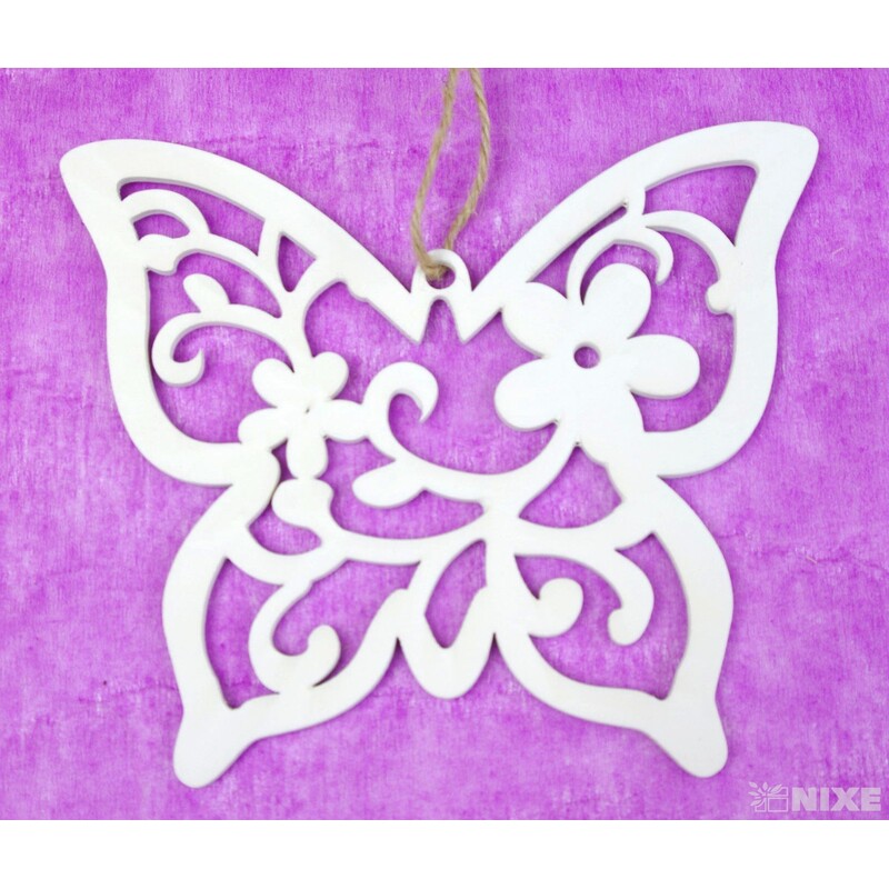 ZÁVĚS MIX 18cm 4ks*BÍLÁ