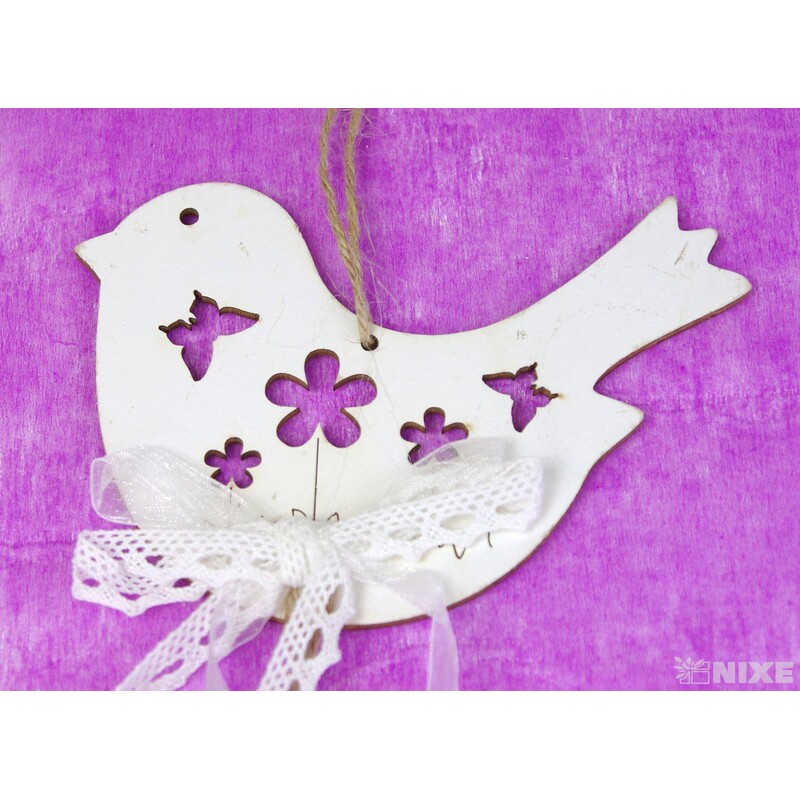 ZÁVĚS MIX 12cm*BÍLÁ