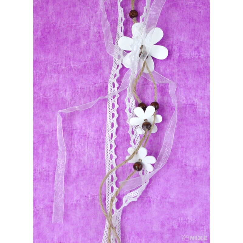 ZÁVĚS MIX 12cm*BÍLÁ