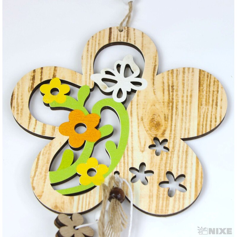 ZÁVĚS KVÍTEK 14x50cm*PŘÍRODNÍ